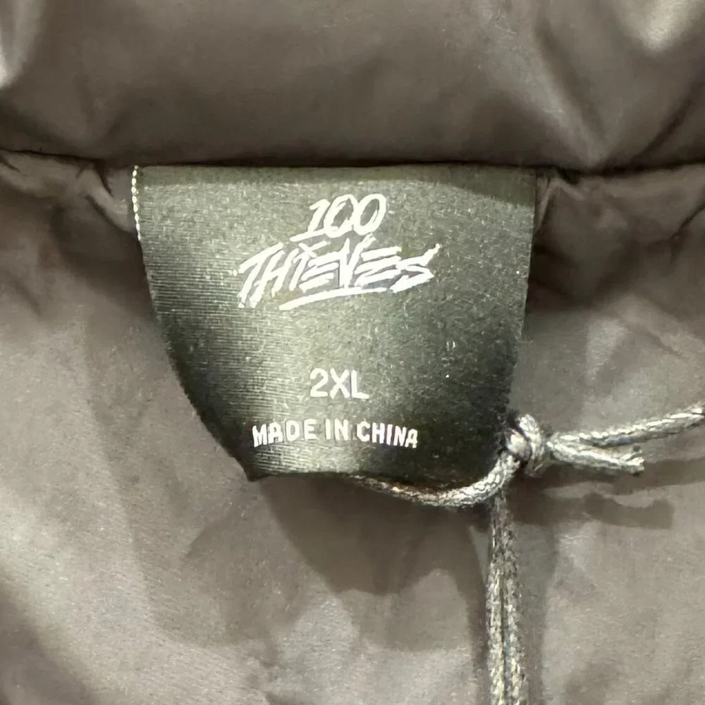 100 Thieves Puffer Jacket - Picture 3 of 4